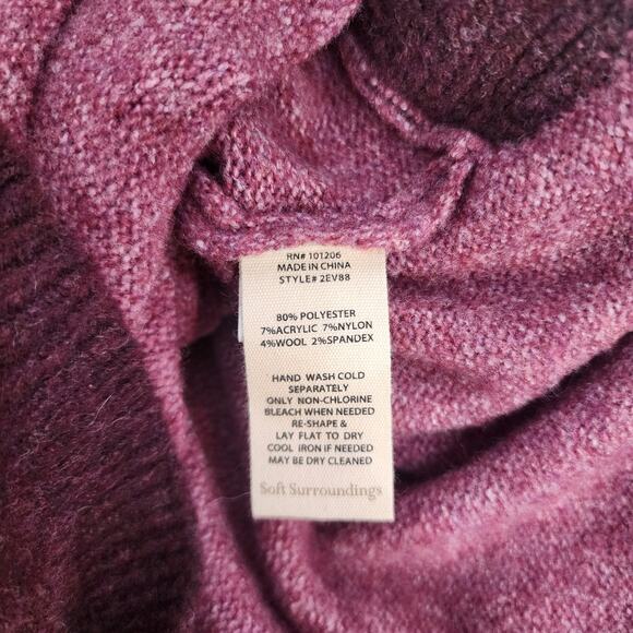 Soft Surroundings Seastar Pullover Sweater M - Picture 7 of 7